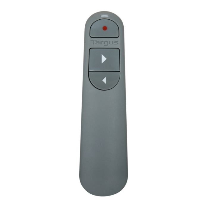 Targus AMP06704AMGL Mando a distancia Inalámbrico Bluetooth para Consola de juegos, PC y Mac, Gris, 2 Botones, 20m Alcance, Pilas AAA