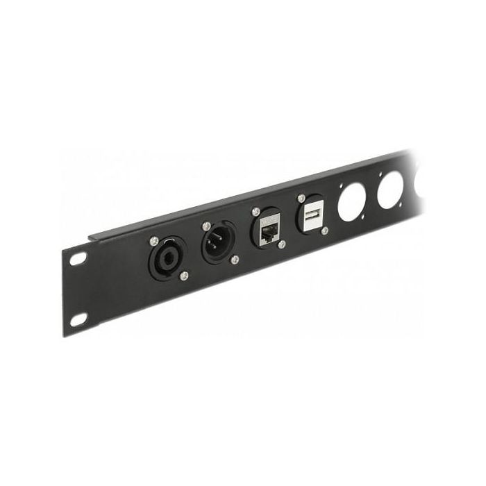 DeLOCK Módulo D-Typ RJ45 Cat.6 Hembra a Hembbra, Conector Tipo D, UTP, Negro 1 DeLOCK Módulo D-Typ RJ45 Cat.6 Hembra a Hembbra, Conector Tipo D, UTP, Negro 1