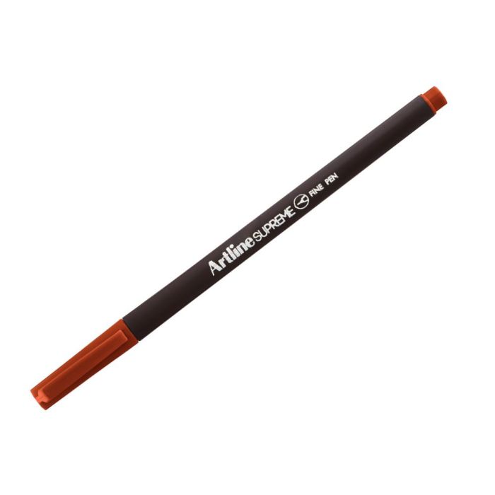 Rotulador Artline Supreme Epfs200 Fine Liner Punta De Fibra Marron 0,4 mm 12 unidades 1