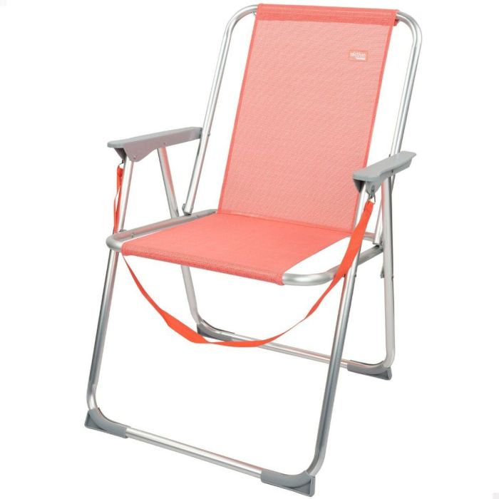 Silla Plegable Aktive Flamingo Coral 44 x 76 x 45 cm (4 Unidades) 4