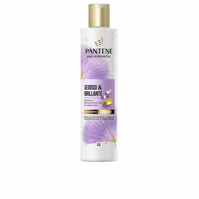 Pantene Champú Miracle Sedoso y Brillante, repara y nutre cabello dañado/teñido para brillo y suavidad, 250 ml 0 Pantene Champú Miracle Sedoso y Brillante, repara y nutre cabello dañado/teñido para brillo y suavidad, 250 ml 0