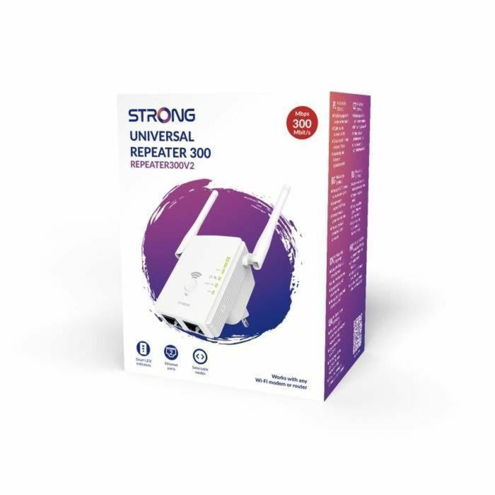 Strong STR169613854601 Kit CPL FUERTE Paquete triple Powerline Wi-Fi 600 con Punto de Acceso de 300 MB 3