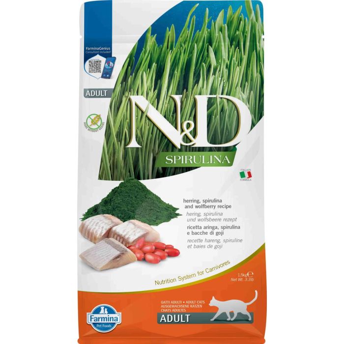 Farmina N&D Cat Spirulina Aranque 1,5 kg