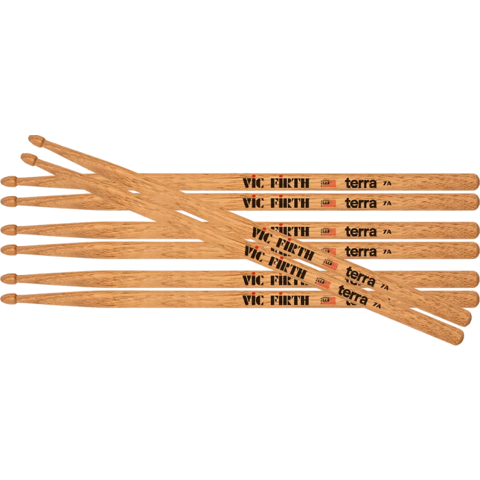 Vic Firth Baquetas American Classic Terra 7A (Pack 4) 0