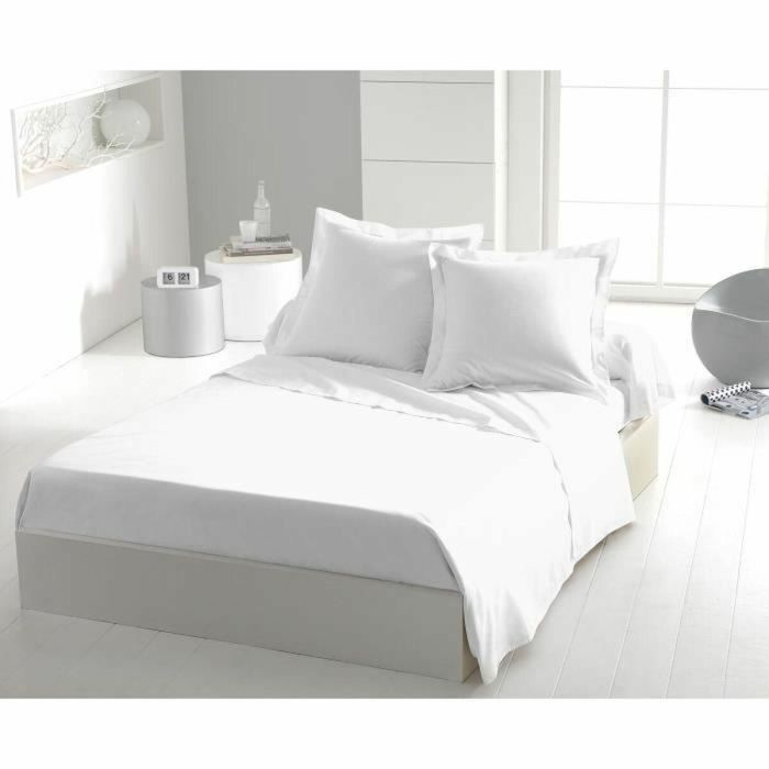 Sábana encimera - HOME LINGE PASSION - 180 x 290 cm - 1 persona - Blanco