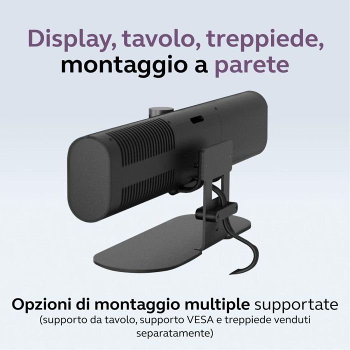 Jabra PanaCast 40 VBS MS VB AND Cámara de Video Colaborativa 4K Ultra HD, 4x Zoom, 180° FoV, MS Teams Rooms Negro 5