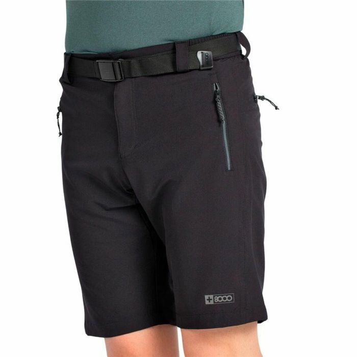 Pantalón Corto Deportivo +8000 Delfino Negro Montaña 1