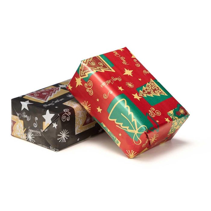 Rollo Papel Regalo 70X200 Merry Christmas Krist+ (50 Unidades) 2 Rollo Papel Regalo 70X200 Merry Christmas Krist+ (50 Unidades) 2