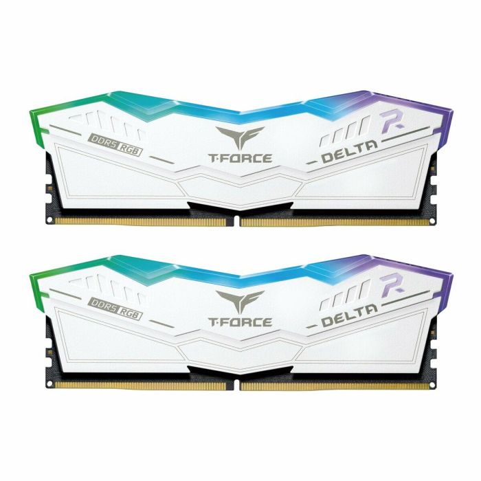 Team Group FF4D532G6000HC38GDC01 Módulo de Memoria RAM T-FORCE DELTA RGB 32GB (2x16GB) DDR5 6000MHz CL38 para PC 9 Team Group FF4D532G6000HC38GDC01 Módulo de Memoria RAM T-FORCE DELTA RGB 32GB (2x16GB) DDR5 6000MHz CL38 para PC 9