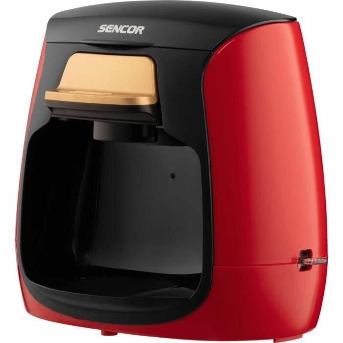 Cafetera - SENCOR - SCE 2101RD - 0,3 L - 500 W - 2 tazas incluidas - Roja 4