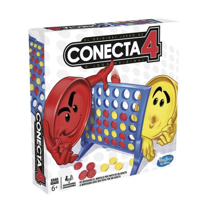 Hasbro Games A5640 Conecta 4 Juego de Mesa Familiar para Niños y Adultos, Juego de Estrategia Clásico para 2 Jugadores Hasbro Games A5640 Conecta 4 Juego de Mesa Familiar para Niños y Adultos, Juego de Estrategia Clásico para 2 Jugadores