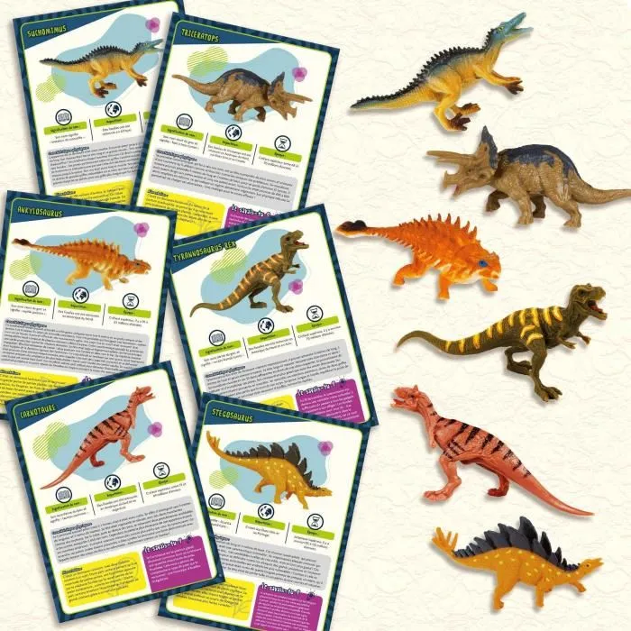 Lisciani Giochi LIS8008324110872 Un mes con dinosaurios Kit científico SOY UN GENIO 31 Dinosaurios 2
