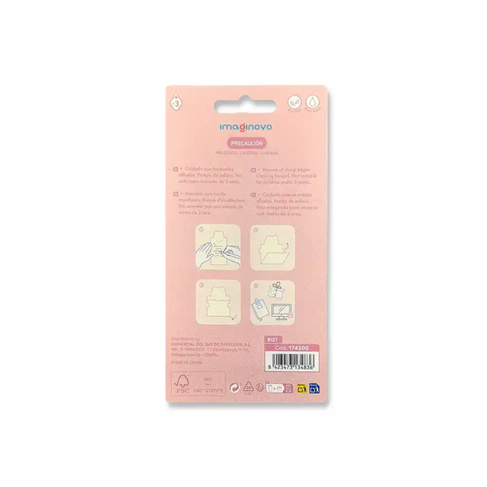 Imaginovo Bloc Notas Adhesivas con Mensaje Trasero Perro 20 Hojas 85x164 mm 2