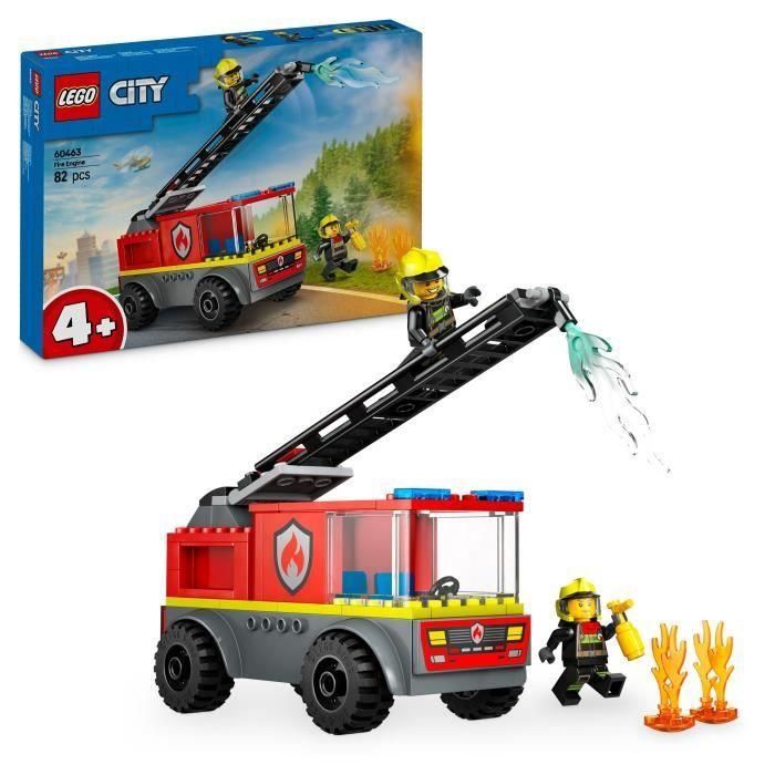 Camión De Bomberos Con Escalera 60463 Lego City Camión De Bomberos Con Escalera 60463 Lego City