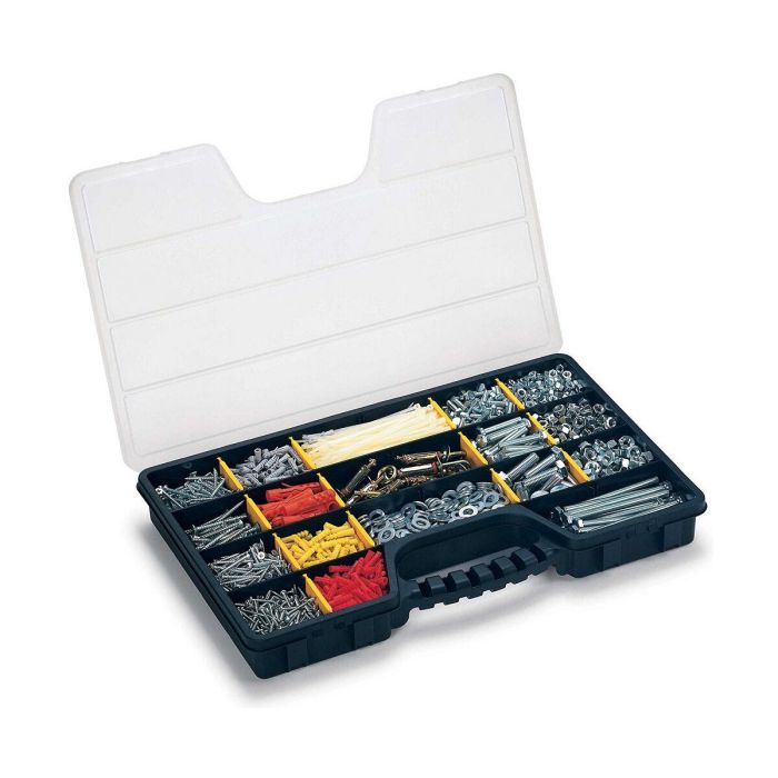 Caja con compartimentos Terry Con Tapa 51 x 33 x 6 cm Polipropileno 2 Caja con compartimentos Terry Con Tapa 51 x 33 x 6 cm Polipropileno 2