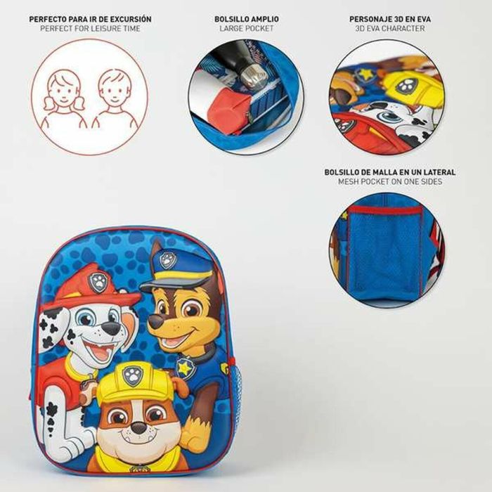 Mochila infantil 3D paw patrol 25.0 x 31.0 x 10.0 cm 2 Mochila infantil 3D paw patrol 25.0 x 31.0 x 10.0 cm 2