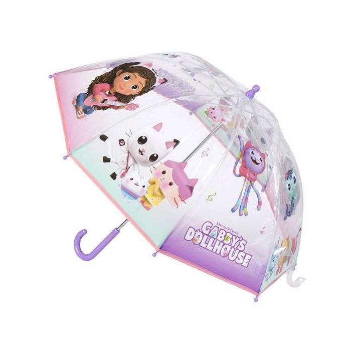 Cerdà Paraguas Burbuja Casa de Muñecas de Gabby 45 cm 0 Cerdà Paraguas Burbuja Casa de Muñecas de Gabby 45 cm 0