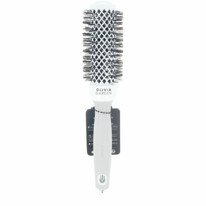 Olivia Garden Expert Blowout “Shine” White&Grey #35 mm Olivia Garden Expert Blowout “Shine” White&Grey #35 mm