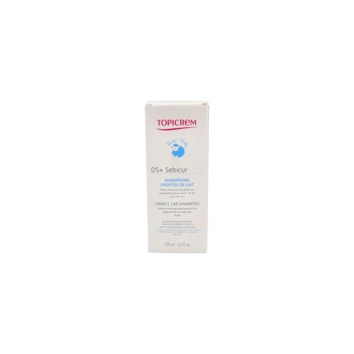 Topicrem DS+ BABY Champú Costra Láctea 125 ml - Cuidado Suave del Cuero Cabelludo del Bebé, Elimina y Previene su Reaparición