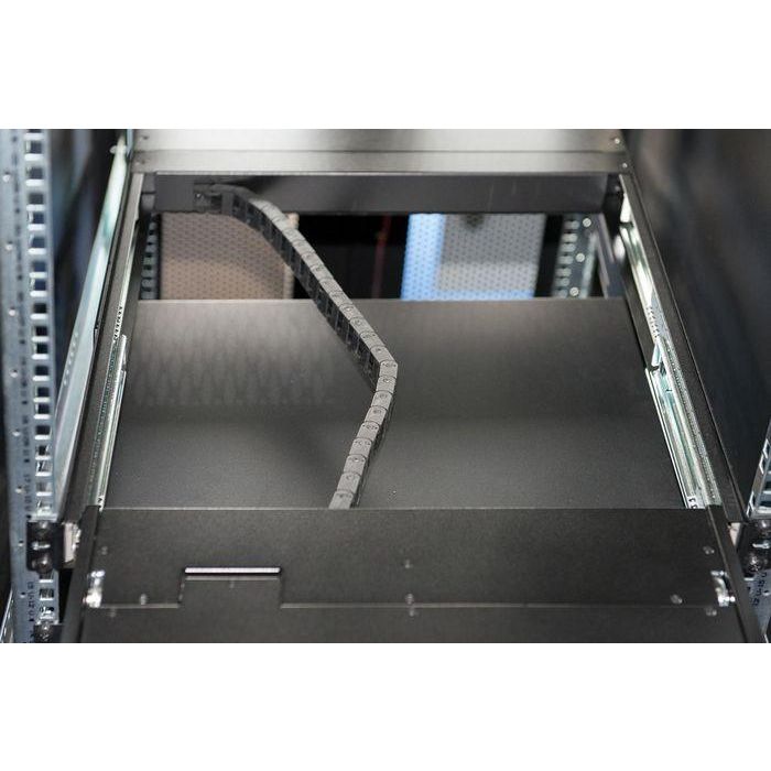 Digitus Modularized 43,2cm (17") TFT console with 16 port KVM, ES keyboard, RAL 9005 black 4 Digitus Modularized 43,2cm (17") TFT console with 16 port KVM, ES keyboard, RAL 9005 black 4