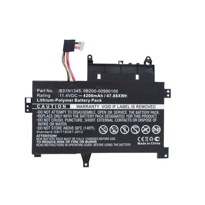 CoreParts Laptop Battery for Asus 38.76Wh Li-Pol 11.4V 3400mAh Black, Transformer Book Flip TP500LA, Transformer Book Flip TP500LB, Transformer CoreParts Laptop Battery for Asus 38.76Wh Li-Pol 11.4V 3400mAh Black, Transformer Book Flip TP500LA, Transformer Book Flip TP500LB, Transformer