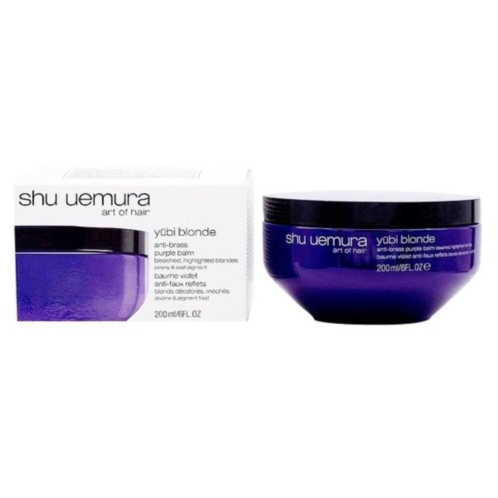Shu Uemura YUBI BLONDE Bálsamo Violeta Perfeccionador Cabello Rubio Neutraliza Tonos Amarillos y Aporta Brillo 200 ml