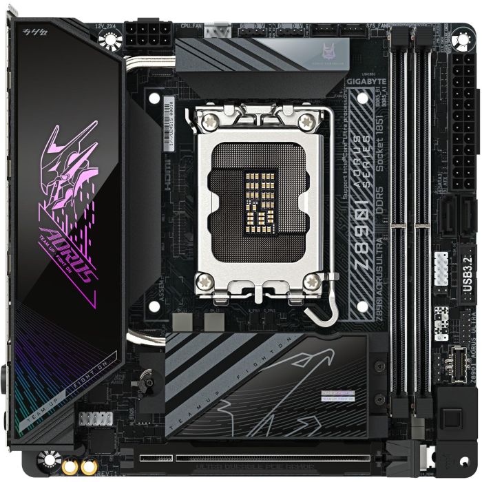 Gigabyte Z890I AORUS ULTRA Placa Base LGA 1851 DDR5 Wi-Fi 7 mini-ITX 1