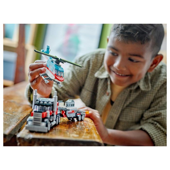 LEGO Creator Camión Plataforma con Helicóptero 31146 Juego de Construcción con 270 Piezas para Niños a partir de 7 años 25 LEGO Creator Camión Plataforma con Helicóptero 31146 Juego de Construcción con 270 Piezas para Niños a partir de 7 años 25