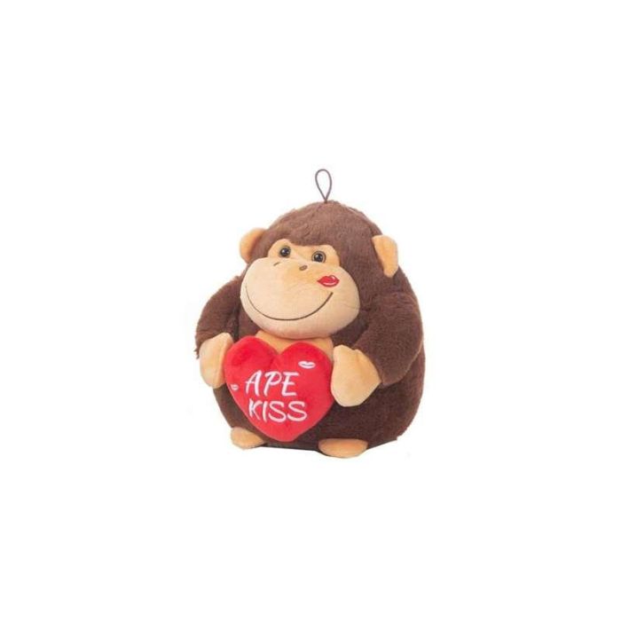 Peluche gorila boli corazón 26cm_2 stdos. 1 Peluche gorila boli corazón 26cm_2 stdos. 1