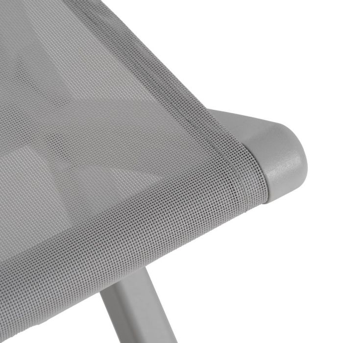 Silla Plegable Gris Polipropileno 45 X 55 X 83 cm