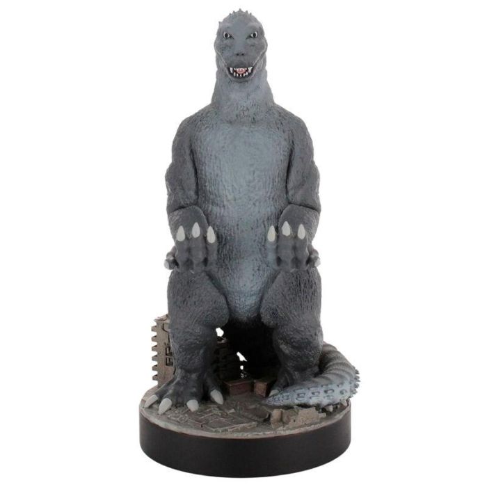 Cable Guy City Destroyer Godzilla 21cm, Soporte Universal para Mandos y Smartphones (PS5, Xbox Series X/S, iPhone)