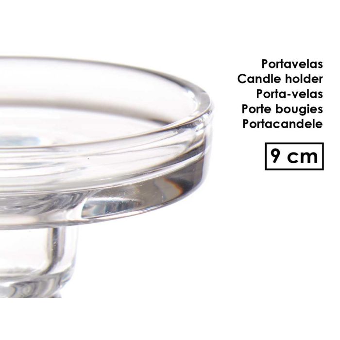 Candelabro Cristal Bola S 9Cm Giftdecor (24 Unidades) 3 Candelabro Cristal Bola S 9Cm Giftdecor (24 Unidades) 3