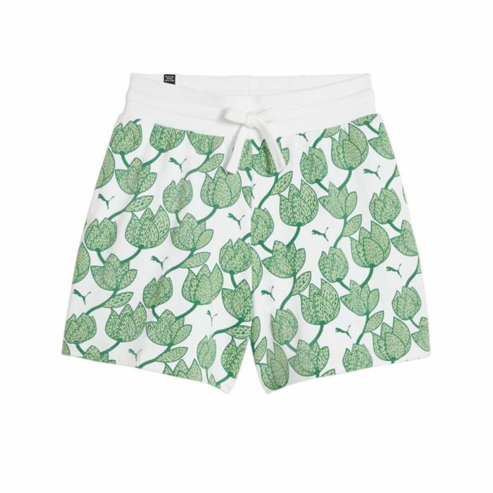 Pantalones Cortos Deportivos para Mujer Puma Essentials+ Blossom 5" AOP Pantalones Cortos Deportivos para Mujer Puma Essentials+ Blossom 5" AOP