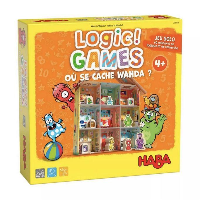 HABA - ¡Lógica! JUEGOS ¿Dónde se esconde Wanda? - Juego de lógica - Juegos de mesa para niños a partir de 4 años 0 HABA - ¡Lógica! JUEGOS ¿Dónde se esconde Wanda? - Juego de lógica - Juegos de mesa para niños a partir de 4 años 0