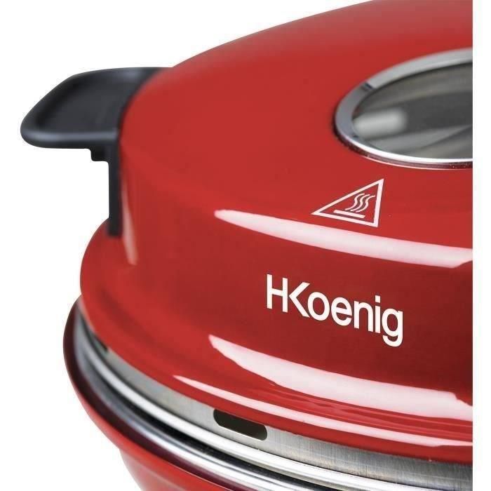 HKoeNIG NAPL350 - Horno para pizza Napoletana - Hasta 350 ° C - 32cm - 1200W - Temporizador - Placa vitrocerámica de piedra 4 HKoeNIG NAPL350 - Horno para pizza Napoletana - Hasta 350 ° C - 32cm - 1200W - Temporizador - Placa vitrocerámica de piedra 4