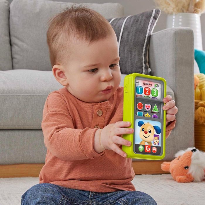 Fisher-Price Smartphone Ríe y Aprende HNL45 Juguete Educativo para Bebés con Luces y Sonidos 4