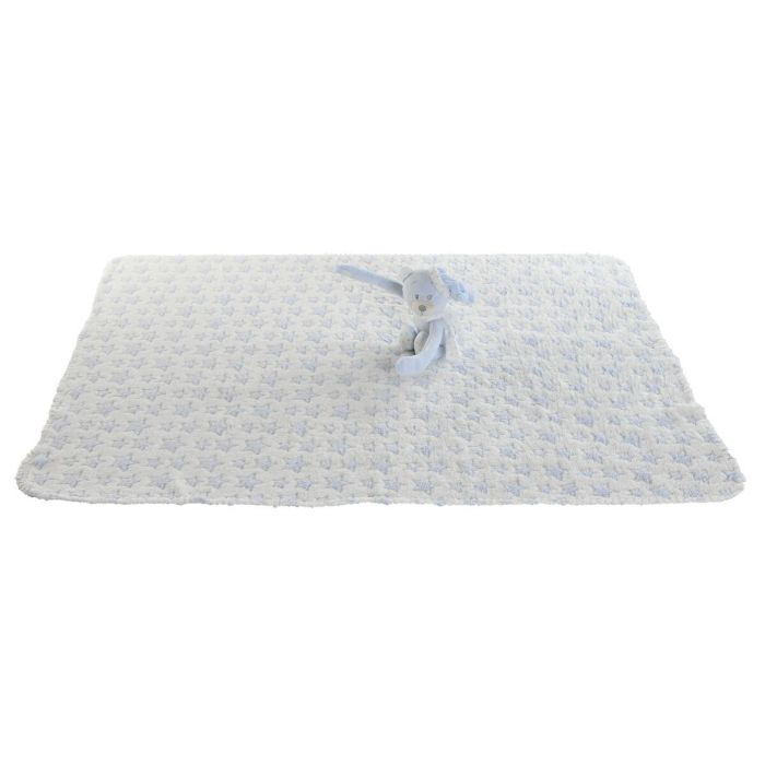Peluche Manta Baby DKD Home Decor Rosa Azul 80 x 75 x 100 cm Set de 2 (3 Unidades) 2 Peluche Manta Baby DKD Home Decor Rosa Azul 80 x 75 x 100 cm Set de 2 (3 Unidades) 2