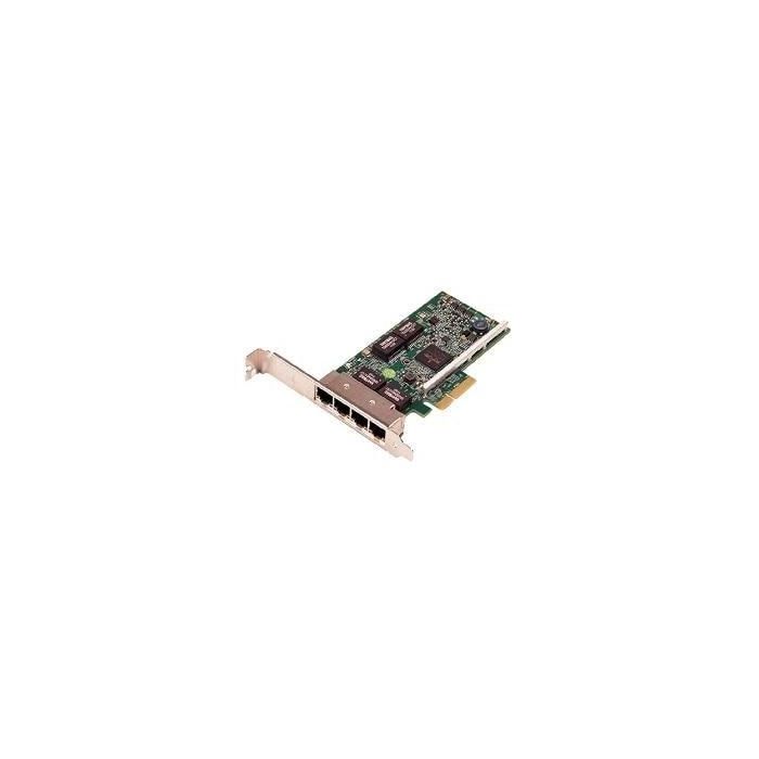Dell Tarjeta de Interfaz de Red (NIC) Gigabit Ethernet PCIe de Cuatro Puertos 1Gb, Altura Completa, Versión 2, para Servidores