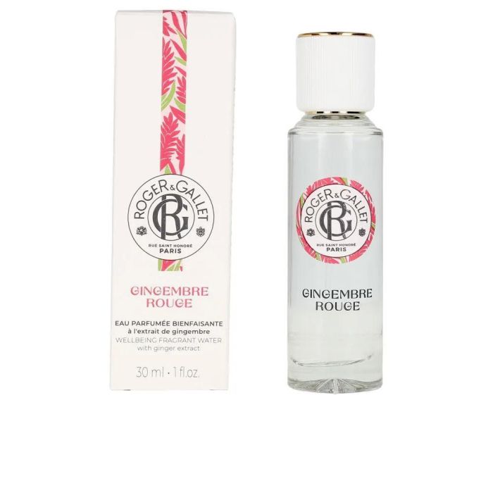 Roger & Gallet GINGEMBRE ROUGE Eau de Toilette Unisex para Bienestar, Fragancia Energizante con Jengibre Especiado, Vaporizador 30 ml