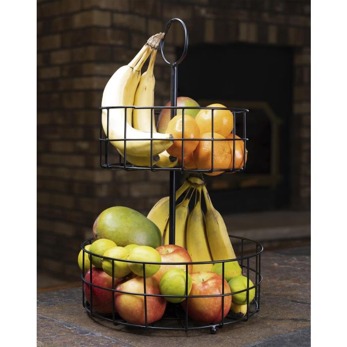 Frutero de Metal Doble My Bar - 24/29x41 cm - Inde (4 Unidades) 4