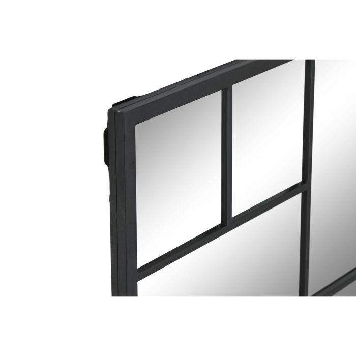 Espejo de pared Home ESPRIT Negro 90 x 2 x 90 cm 3 Espejo de pared Home ESPRIT Negro 90 x 2 x 90 cm 3