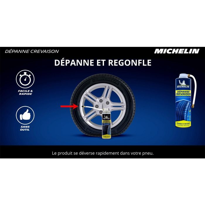 Reparador de Pinchazos - MICHELIN - Repara e Infla sin Desmontar - 500ml 5