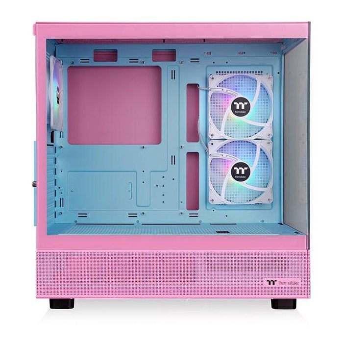 Thermaltake View 270 Plus TG ARGB Midi Tower PC Gaming Rosa con Ventana Cristal Templado 1 Thermaltake View 270 Plus TG ARGB Midi Tower PC Gaming Rosa con Ventana Cristal Templado 1