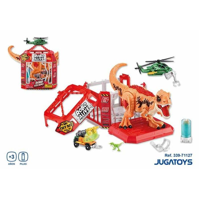 Zuru ZUR4894680033276 Juego de Captura Dino Escape: Atrapa Dinosaurios en la Naturaleza con Trampas y Armas 2 Zuru ZUR4894680033276 Juego de Captura Dino Escape: Atrapa Dinosaurios en la Naturaleza con Trampas y Armas 2