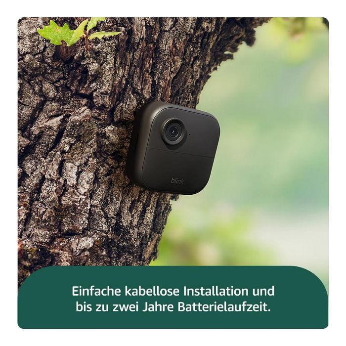 Blink B0DHLV74DS Outdoor 4 Cámara de Seguridad Exterior 1080p WiFi, Kit de 2 Cámaras con Visión Nocturna y Detección de Movimiento, Negro 1 Blink B0DHLV74DS Outdoor 4 Cámara de Seguridad Exterior 1080p WiFi, Kit de 2 Cámaras con Visión Nocturna y Detección de Movimiento, Negro 1