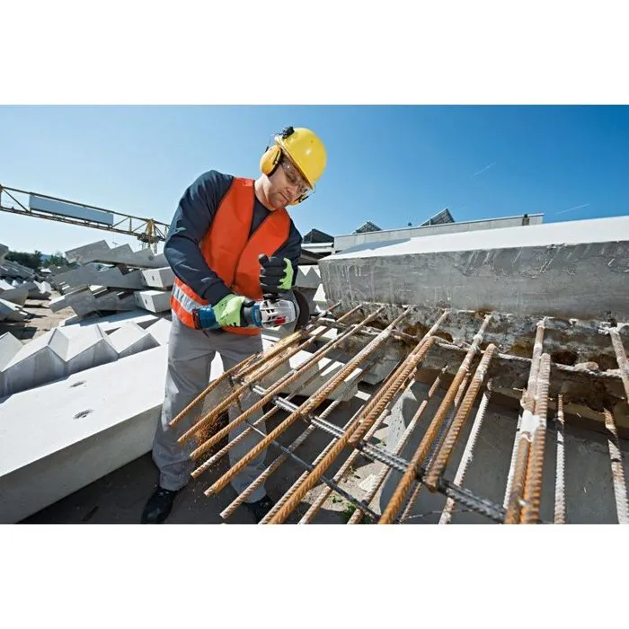 Bosch Professional Amoladora Angular GWS 18V-10 + 2 Baterías 5.0Ah + Cargador GAL 1880 + L-BOXX Bosch Professional Amoladora Angular GWS 18V-10 + 2 Baterías 5.0Ah + Cargador GAL 1880 + L-BOXX