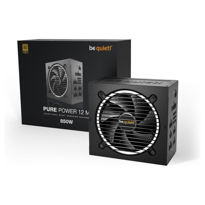 Be Quiet! PURE POWER 12 M 850W 80 PLUS Gold Fuente de Alimentación para PC ATX 3.1 Modular 1 Be Quiet! PURE POWER 12 M 850W 80 PLUS Gold Fuente de Alimentación para PC ATX 3.1 Modular 1
