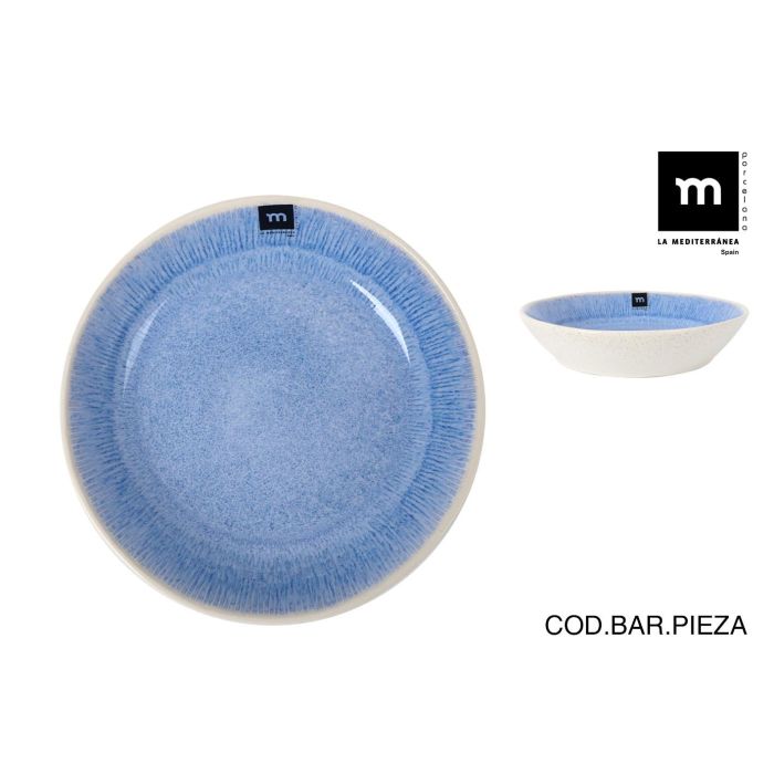 La Mediterranea Plato Hondo Calobra Azul Ø22 x 4.7 cm (18 Unidades) La Mediterranea Plato Hondo Calobra Azul Ø22 x 4.7 cm (18 Unidades)