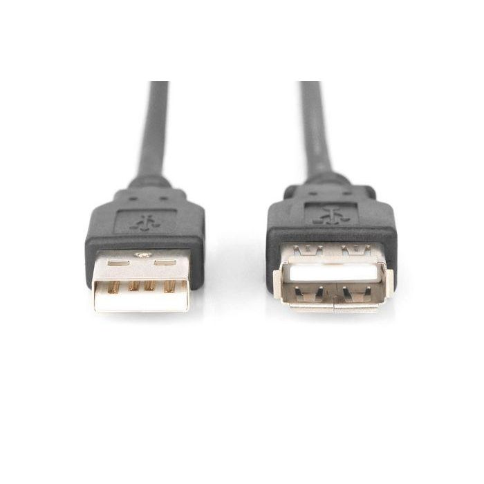 Digitus USB 2.0 extension cable, type A M/F, 5.0m, USB 2.0 conform, bl 1 Digitus USB 2.0 extension cable, type A M/F, 5.0m, USB 2.0 conform, bl 1