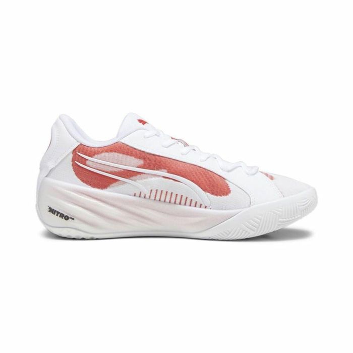 Zapatillas de Baloncesto para Adultos Puma All-Pro Nitroam Blanco 4 Zapatillas de Baloncesto para Adultos Puma All-Pro Nitroam Blanco 4